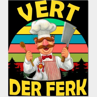 VERT DER FERK COOK Posters and Art